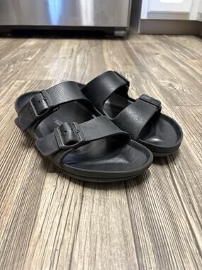 Birkenstock Arizona Essentials EVA Slide Sandals Black Womens US 9-9.5 EU 40